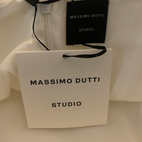 MASSIMO DUTTI - Linen Midi Dress - XS - Picture 6 of 7